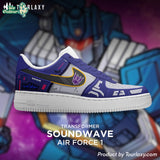 Soundwave Transformers AF1 Shoes