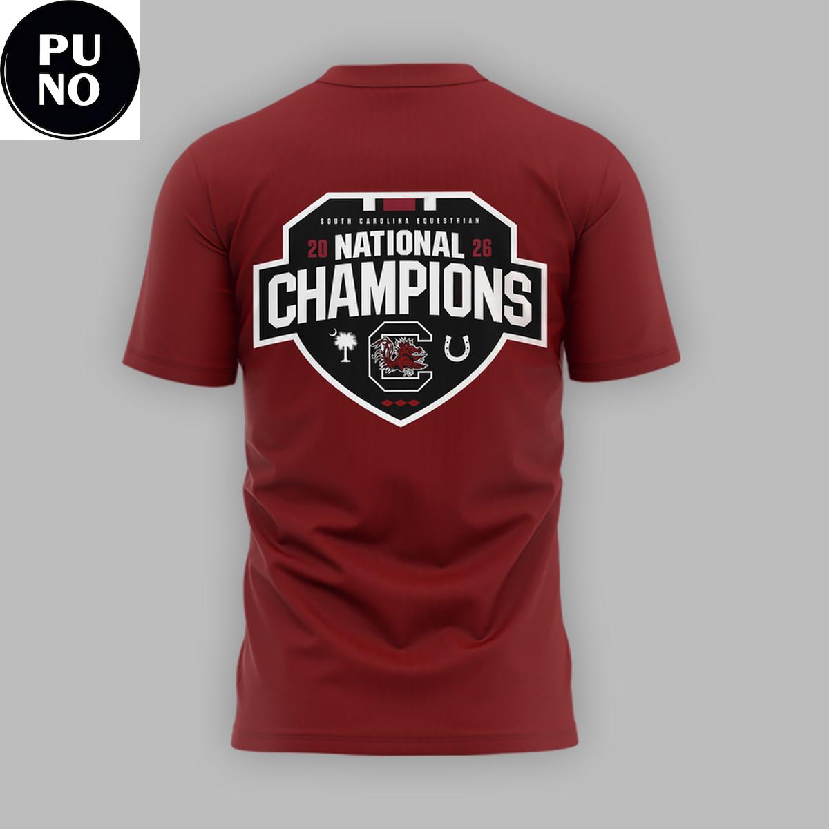 South Carolina Gamecocks 2026 NCAA Equestrian National Champions Shirt