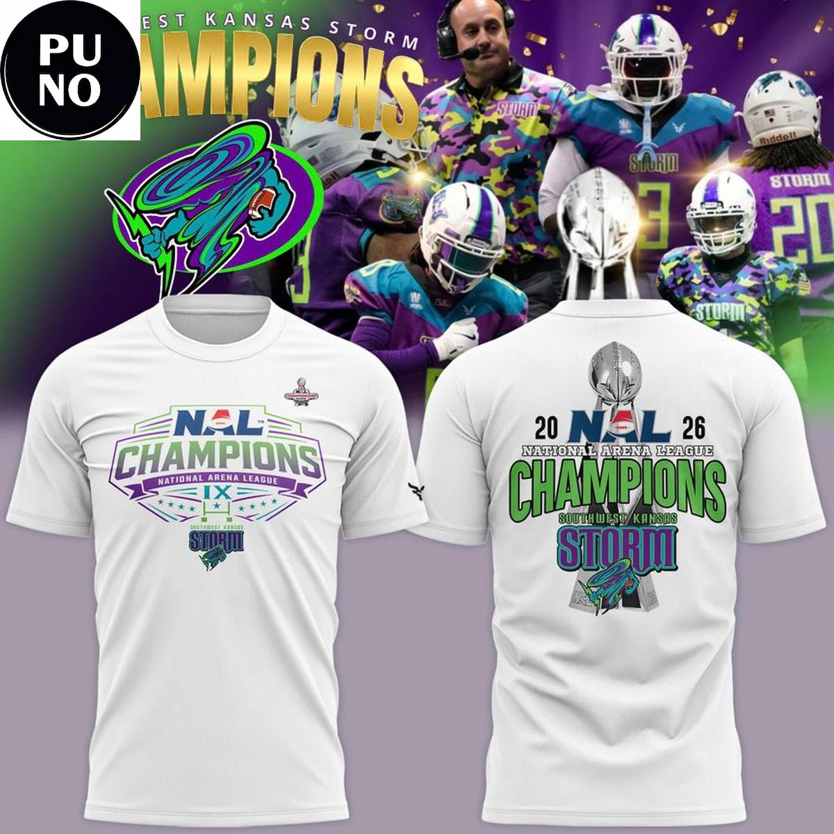 Southwest Kansas Storm 2026 NAL Championship Game T-Shirt