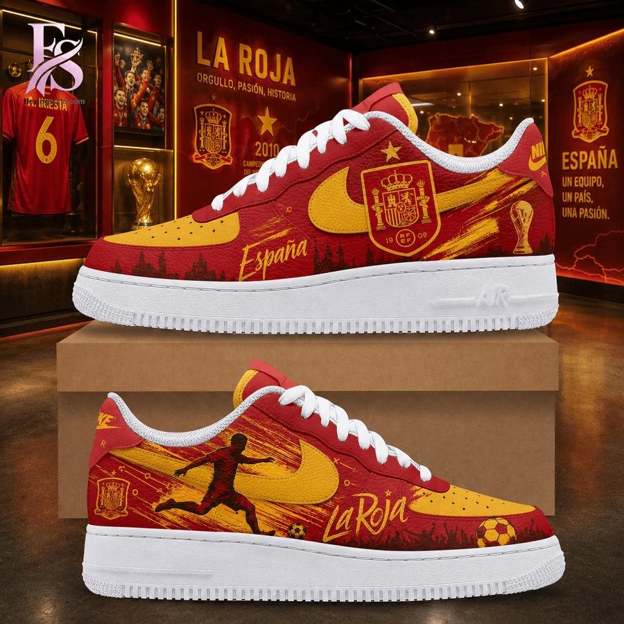 Spain La Roja Air Force Shoes