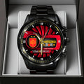 Spain National Team 2026 FIFA World Cup Champions Black Stainless Steel Watch - TANTN24477
