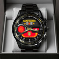 Spain National Team 2026 FIFA World Cup Champions Black Stainless Steel Watch - TANTN24478