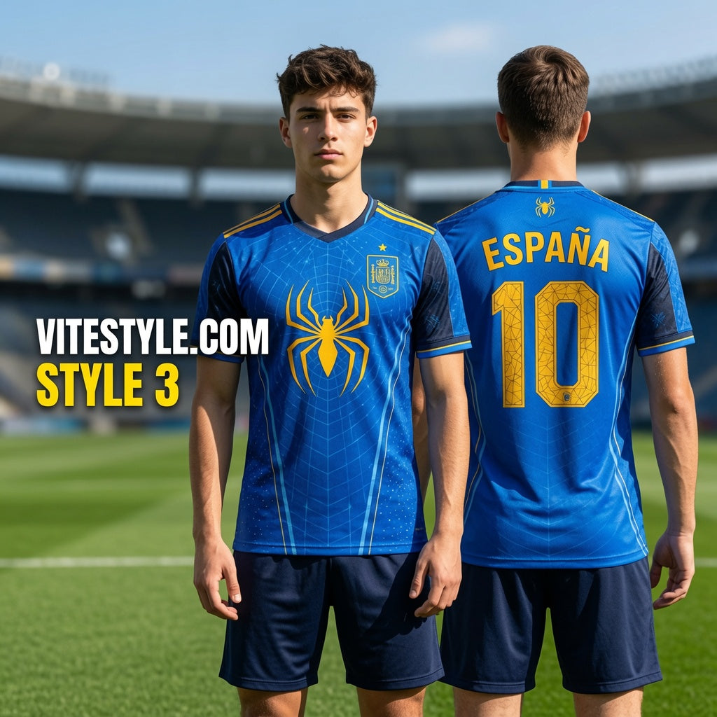 Spain Spider-Man Soccer Jersey