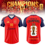 Spain World Champions 2026 Soccer Jersey
