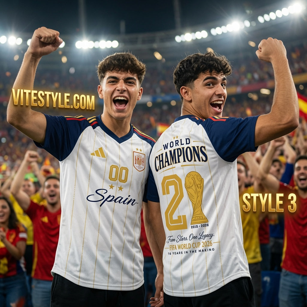 Spain World Champions 2026 Soccer Jersey