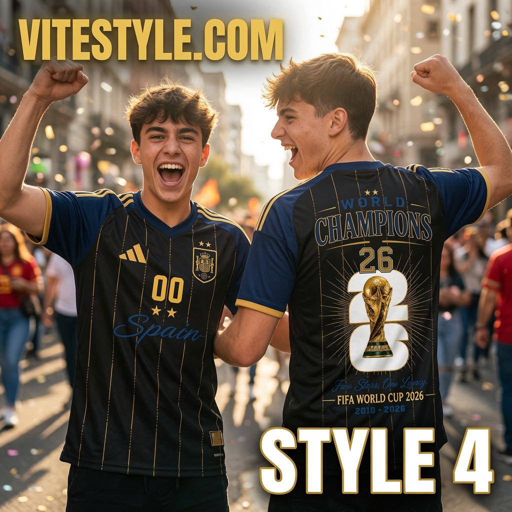 Spain World Champions 2026 Soccer Jersey