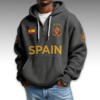 Spain World Cup 2026 Waffle Quarter Zip Hoodie