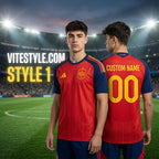 Spain World Cup Custom Football Jersey