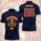 Spain National Team 2026 FIFA World Cup Champions 3D Apparel – TANTN24404