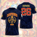 Spain National Team 2026 FIFA World Cup Champions 3D Apparel – TANTN24404
