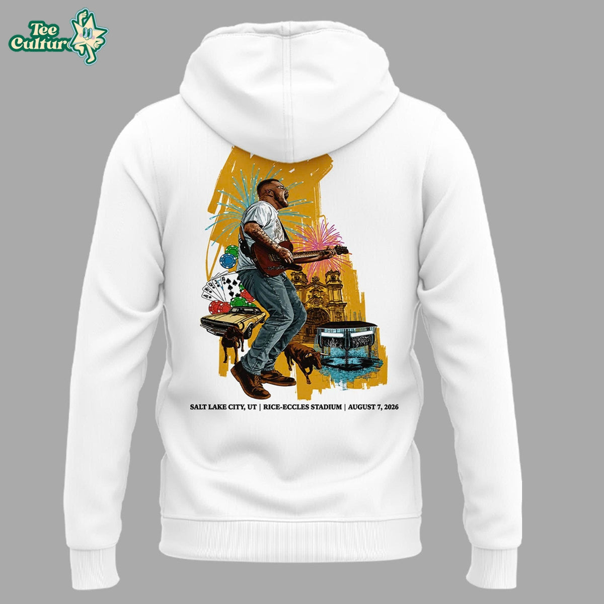Special 2026 Zach Bryan Rice-Eccles Stadium Concert Hoodie