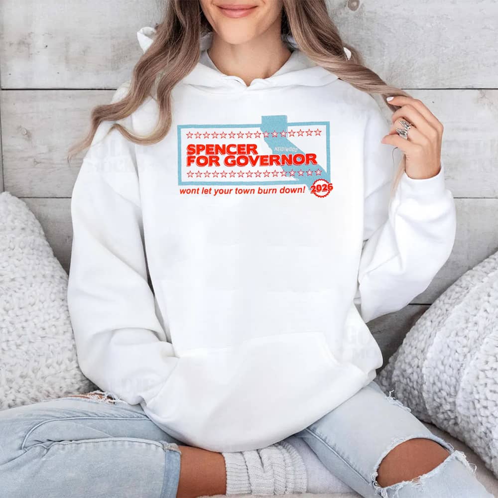 Spencer For Governor Won’t Let Your Town Burn Down 2026 Shirt