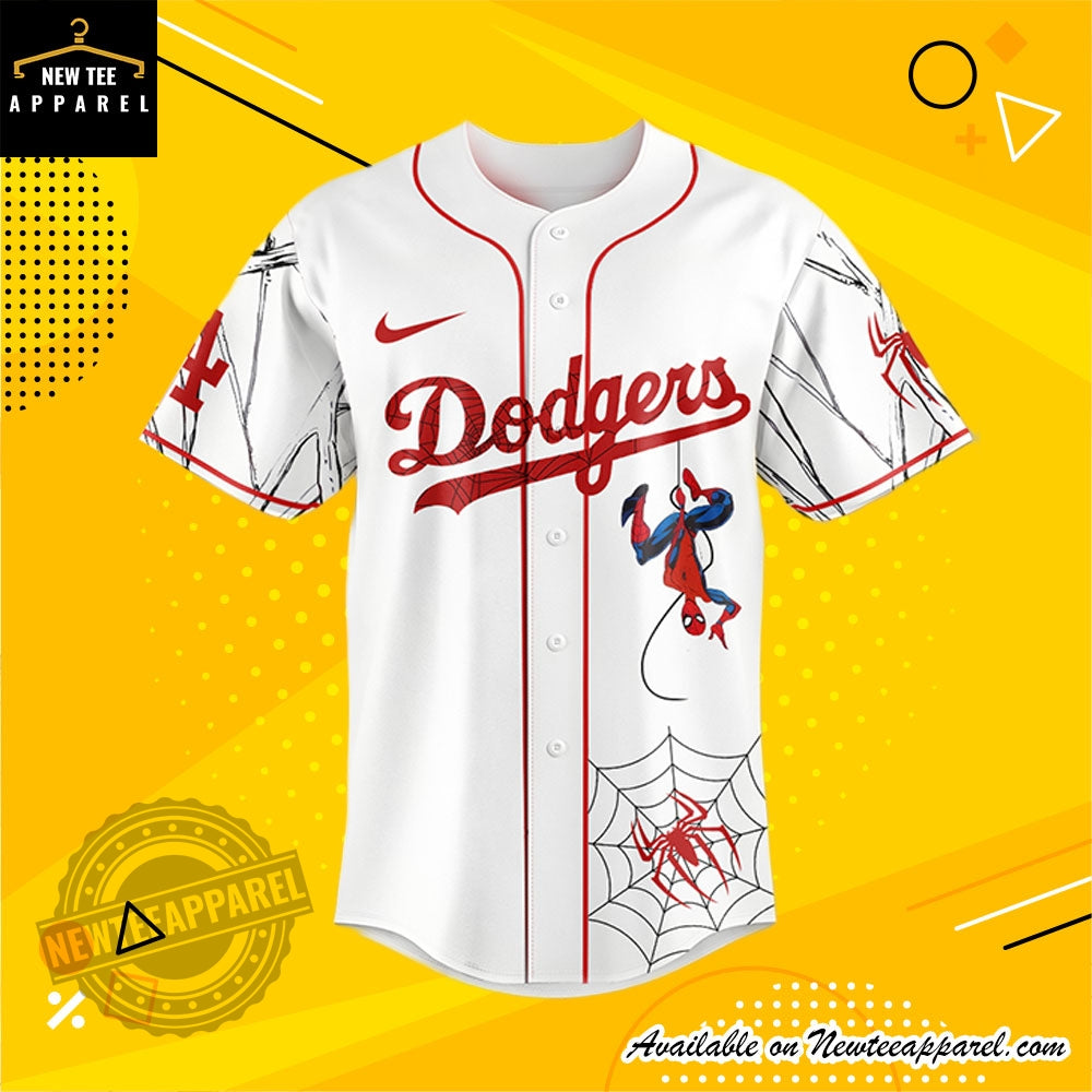 Spider-Man LA Dodgers Baseball Jersey – Marvel Fan Apparel