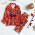Spider Man Merry Christmas Marvel Red Pajamas Set