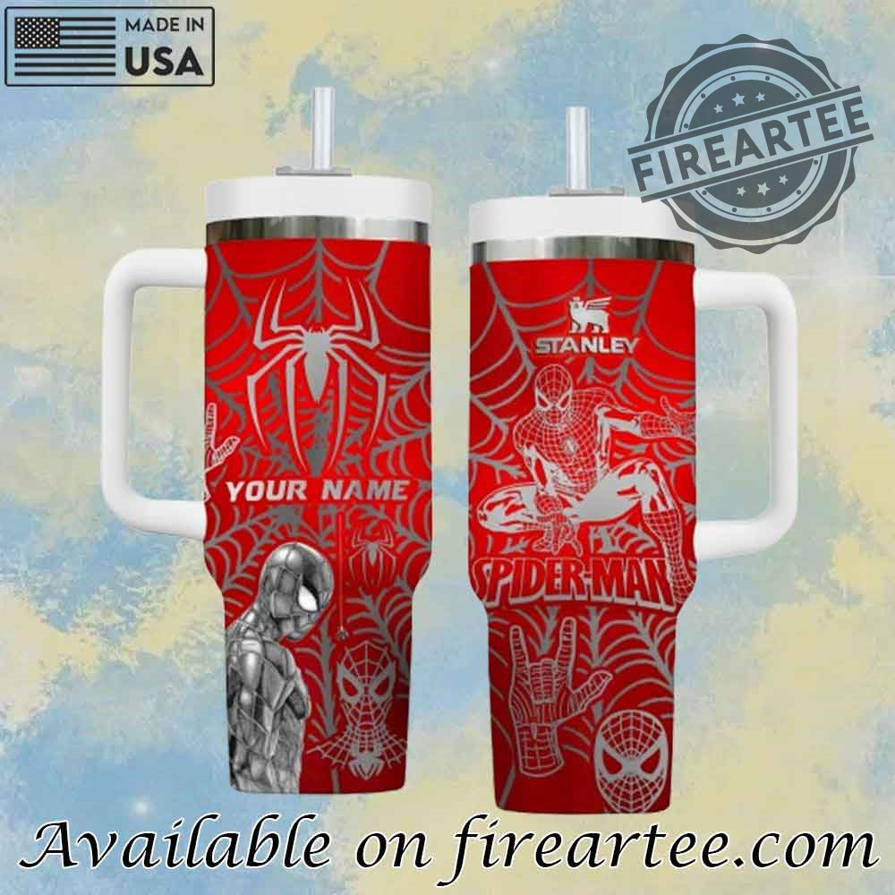 Spider Man Stanley Cup Tumbler For Marvel Fan
