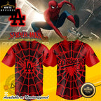Spider Man X La Dodgers Baseball Jersey