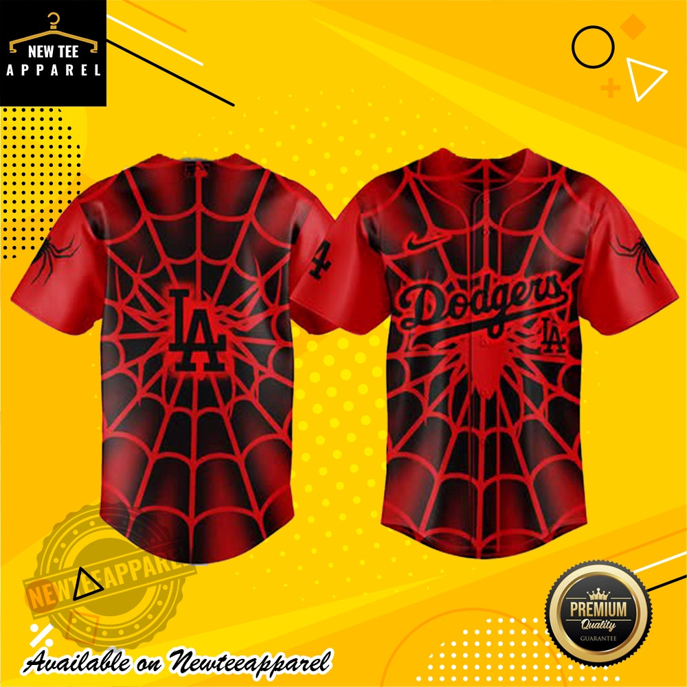 Spider Man X La Dodgers Baseball Jersey
