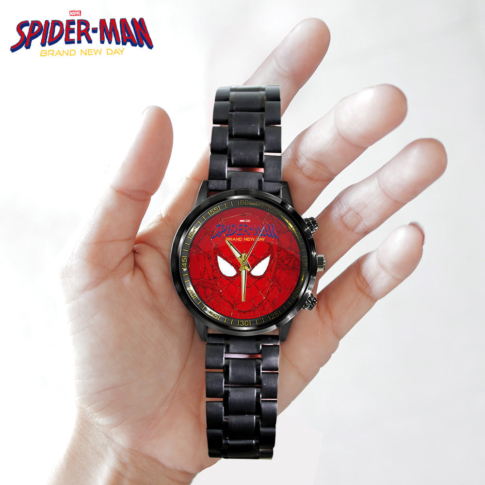 Spider-Man: Brand New Day Black Stainless Steel Watch - GNE8082