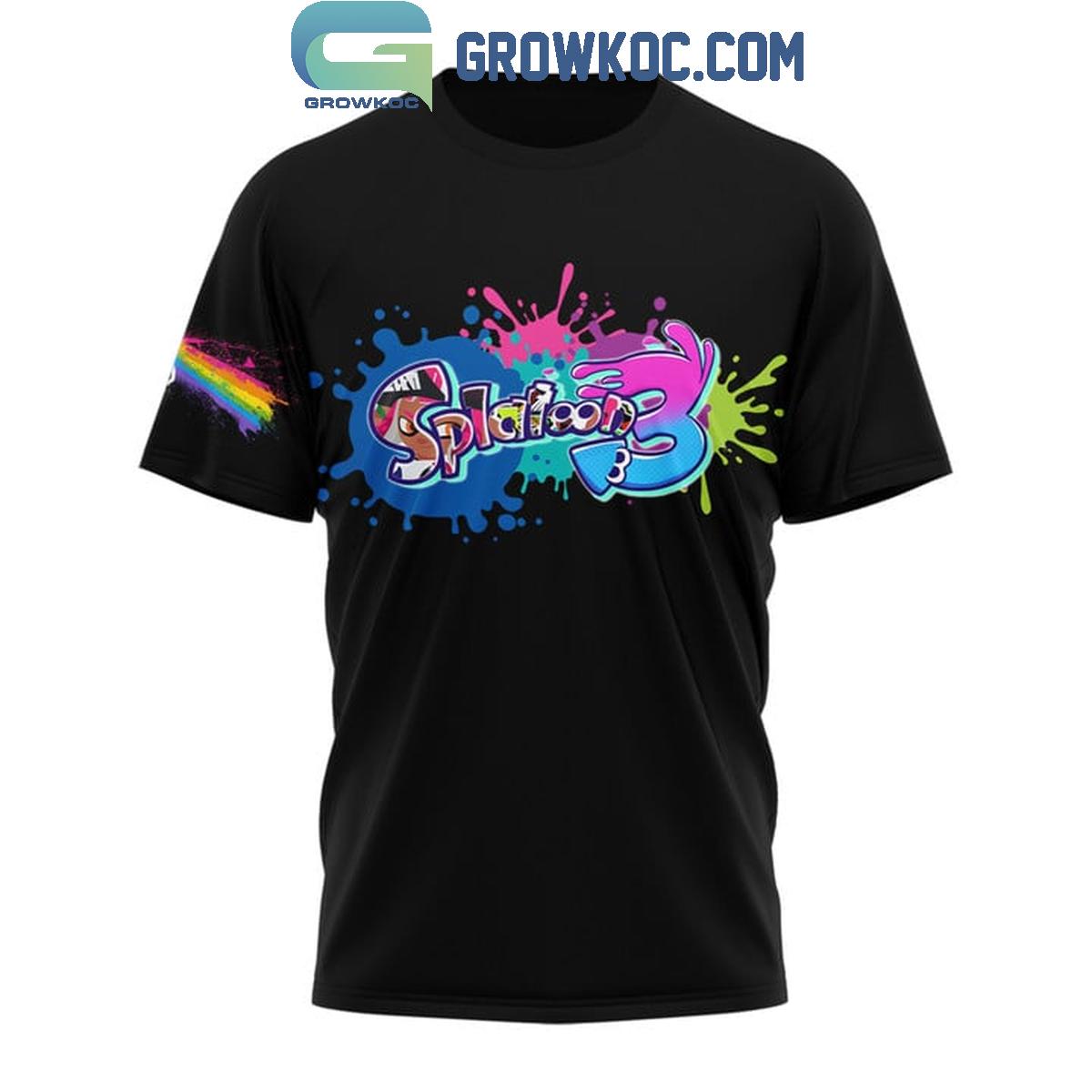 Splatoon Stay Fresh Booyah Let’s Ink It Up Hoodie T-Shirt