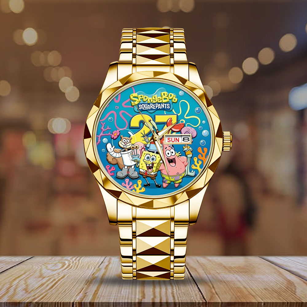 SpongeBob SquarePants 27th Anniversary Alloy Luxury Quartz Watch - TMTHU3402