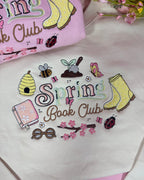 Spring Readers Club Embroidered Sweatshirt