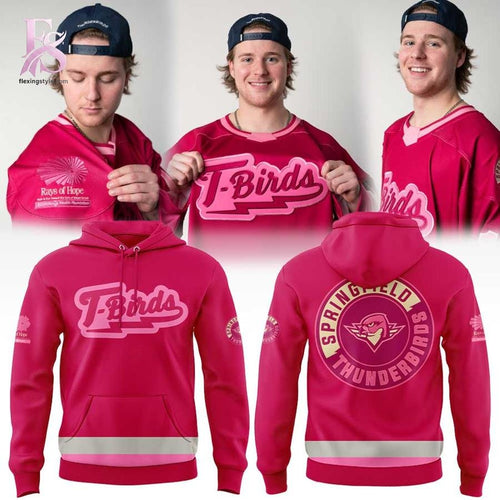 Springfield Thunderbirds 2026 Pink in the Rink Hoodie