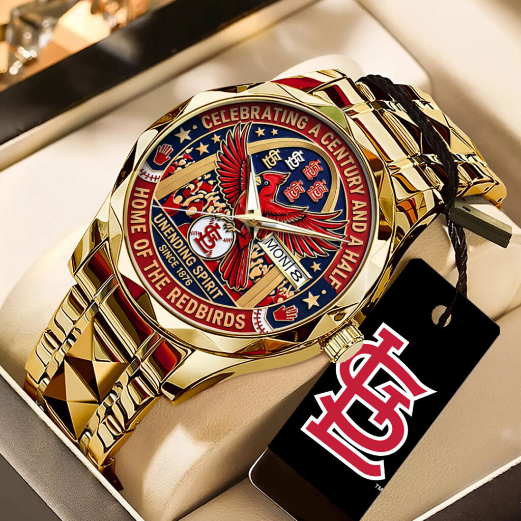 St. Louis Cardinals 150th Anniversary Alloy Luxury Quartz Watch - TANTN21615