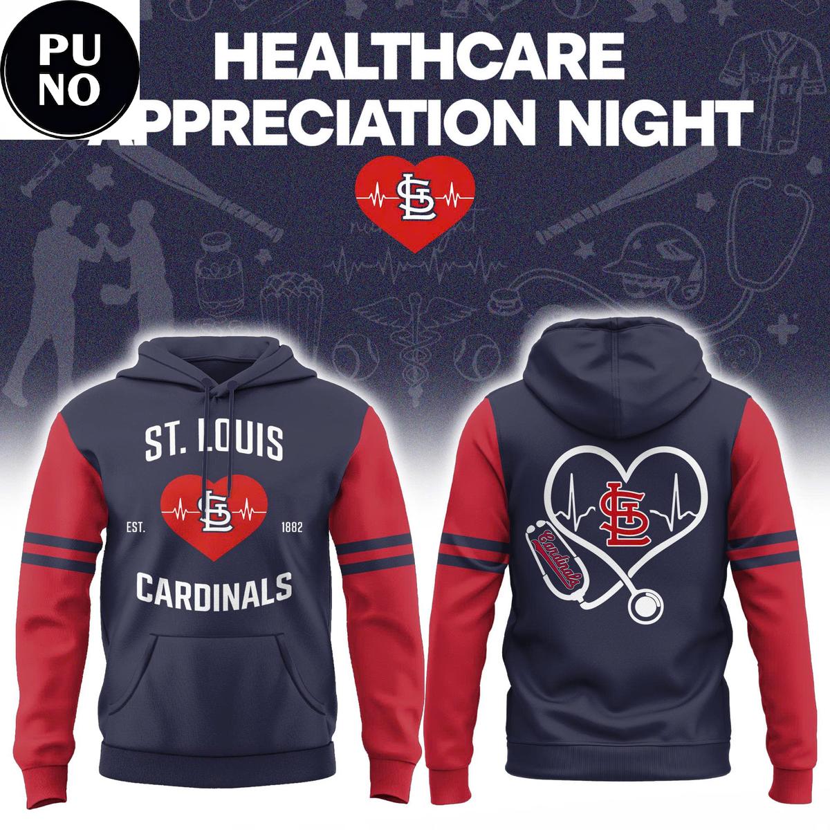 St. Louis Cardinals Healthcare Appreciation Night 2026 Hoodie Shirt