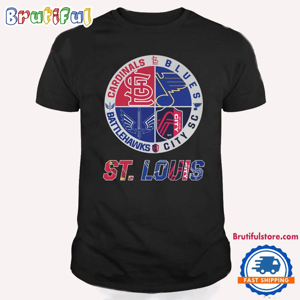 St.Louis Sport Logo Team Design T Shirt