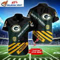 Stadium Lights Green Bay Packers Customizable Hawaiian Shirt
