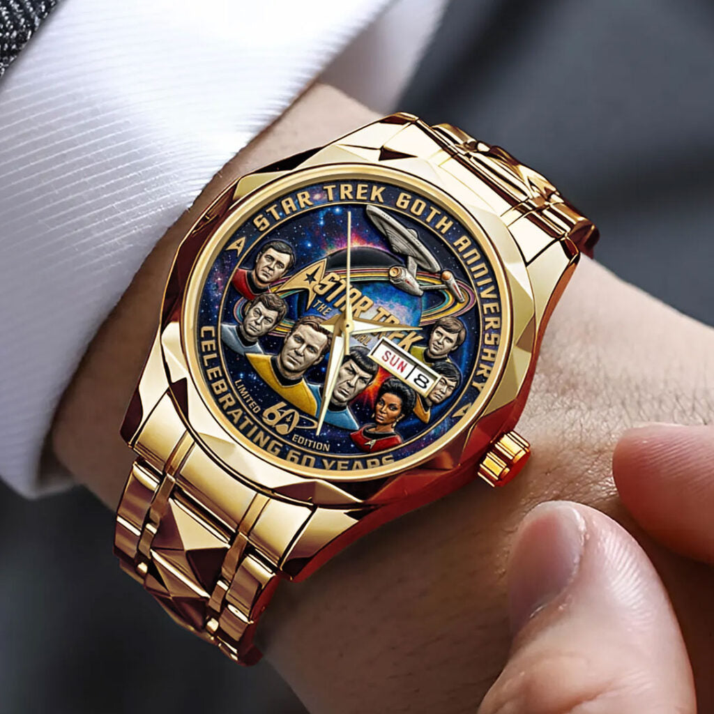 Star Trek 60th Anniversary 2026 Alloy Luxury Quartz Watch - TMTHU4615