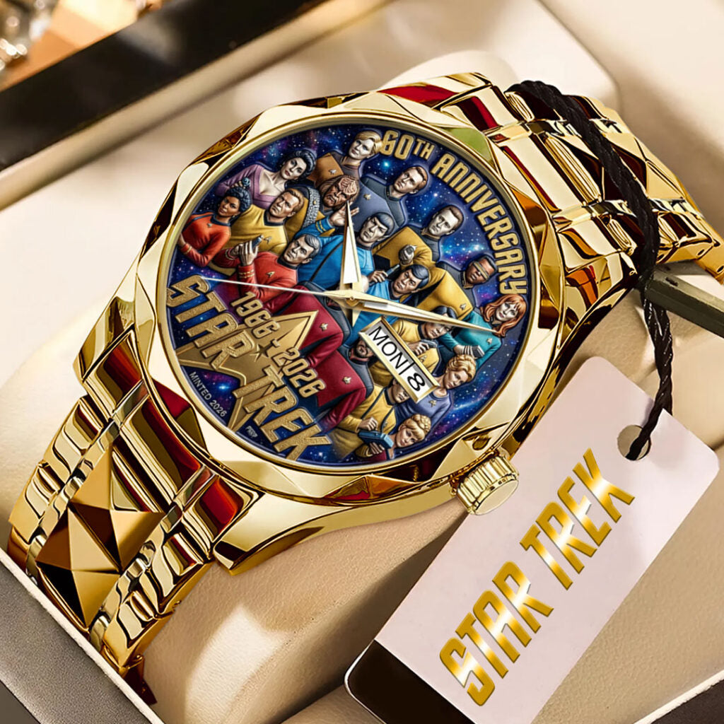 Star Trek 60th Anniversary 2026 Alloy Luxury Quartz Watch - TMTHU4823
