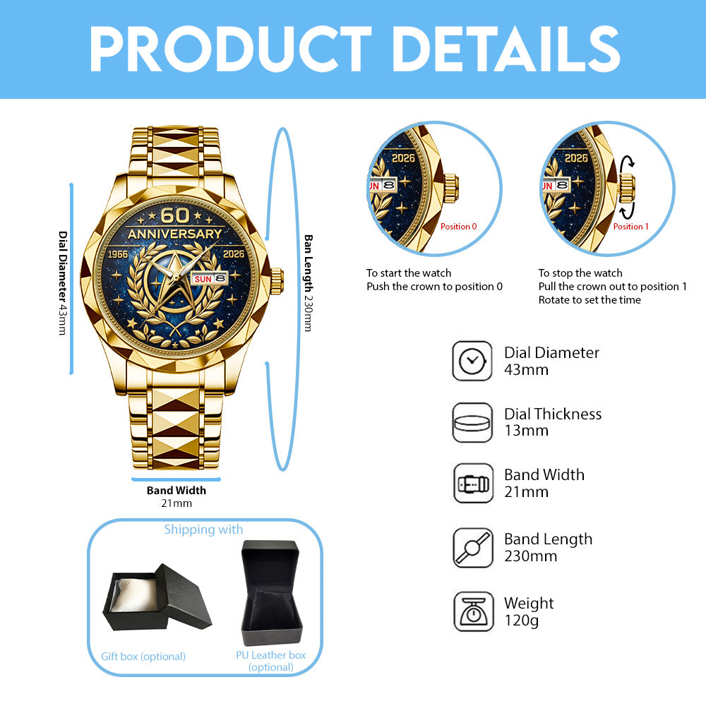 Star Trek 60th Anniversary 2026 Alloy Luxury Quartz Watch - TMTHU4865