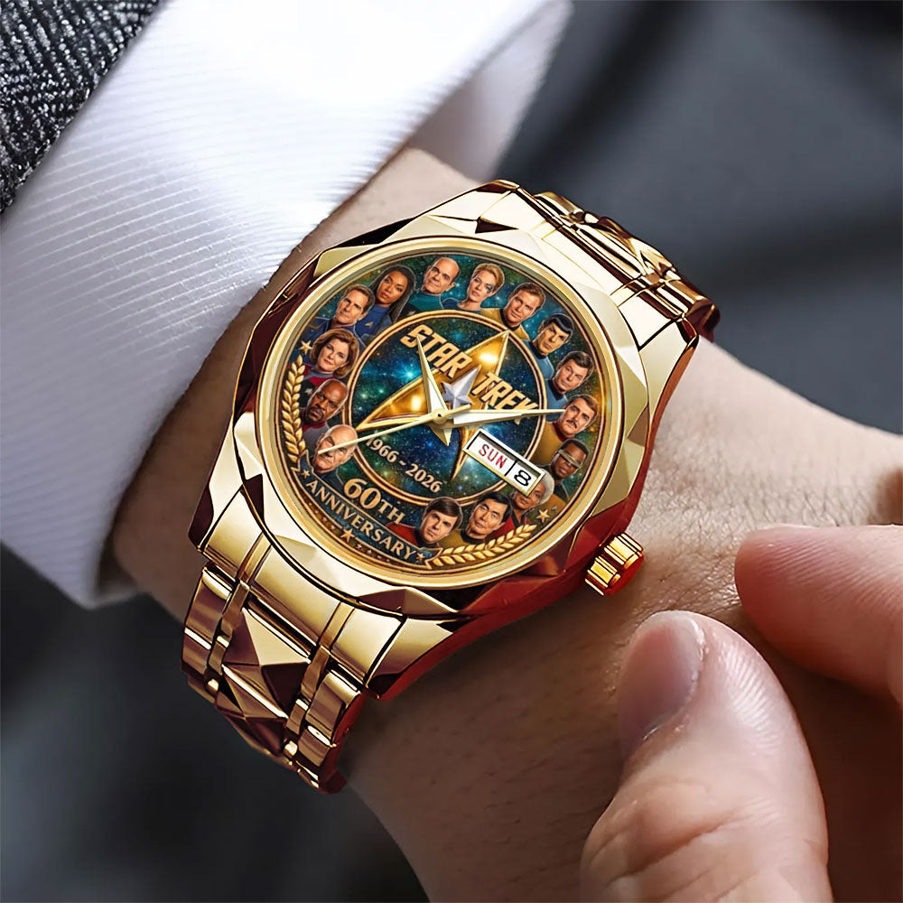 Star Trek 60th Anniversary 2026 Alloy Luxury Quartz Watch - TMTHU5007