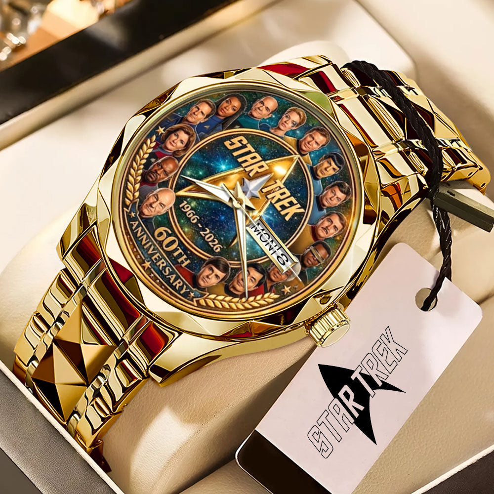 Star Trek 60th Anniversary 2026 Alloy Luxury Quartz Watch - TMTHU5007