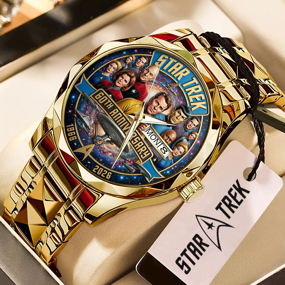 Star Trek 60th Anniversary 2026 Alloy Luxury Quartz Watch - TMTHU5014