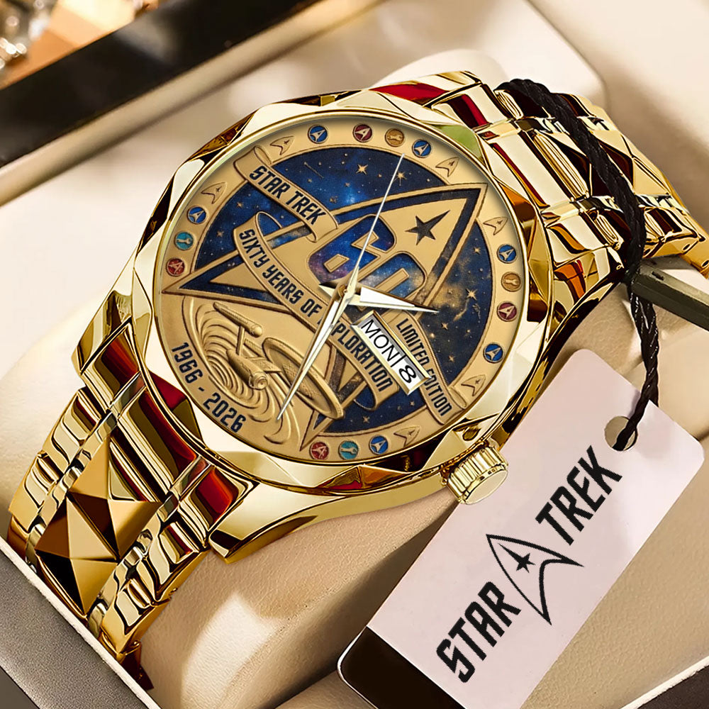 Star Trek 60th Anniversary 2026 Alloy Luxury Quartz Watch - TMTHU5649