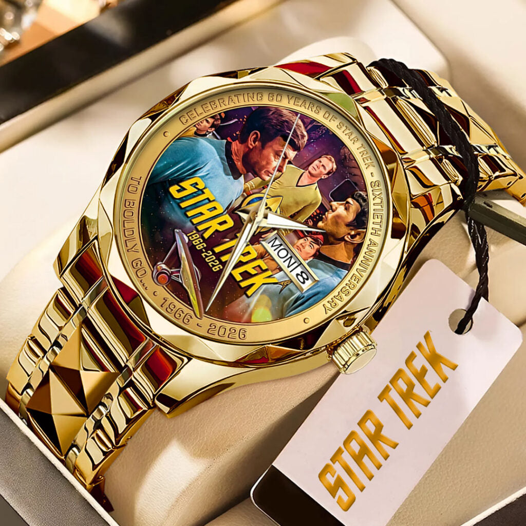 Star Trek 60th Anniversary 2026 Alloy Luxury Quartz Watch - TMTHU6026