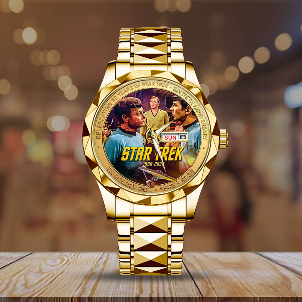 Star Trek 60th Anniversary 2026 Alloy Luxury Quartz Watch - TMTHU6026