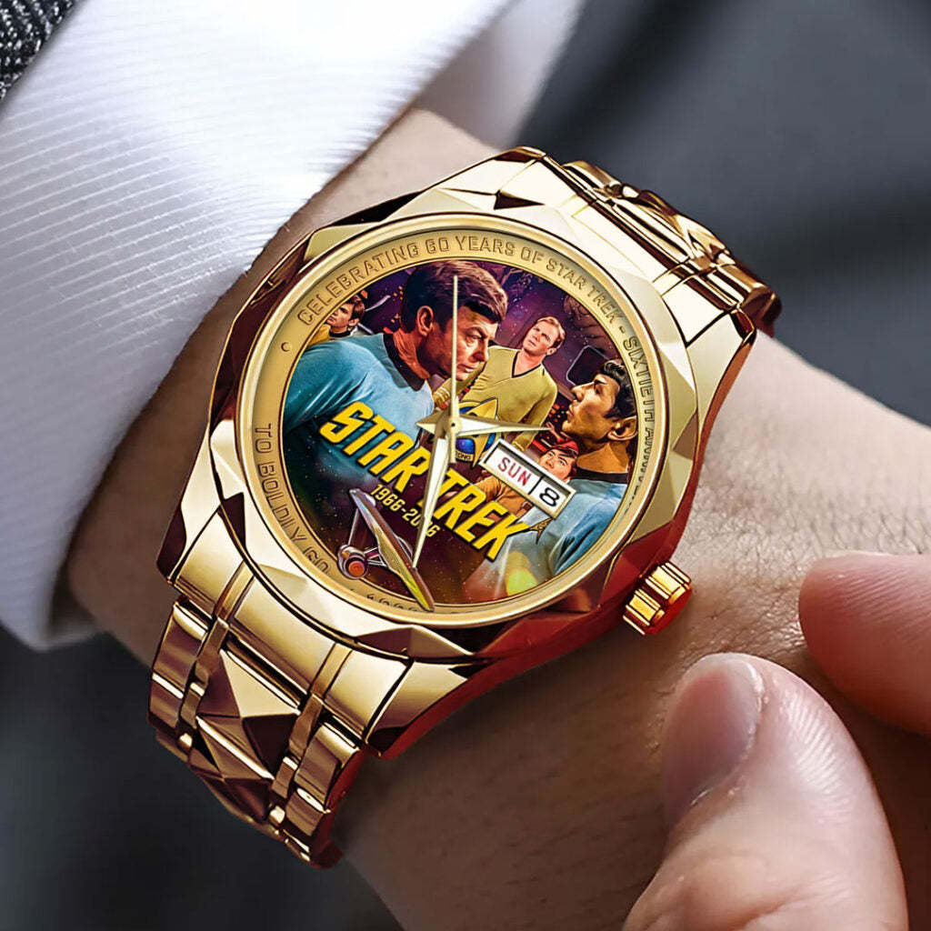 Star Trek 60th Anniversary 2026 Alloy Luxury Quartz Watch - TMTHU6026