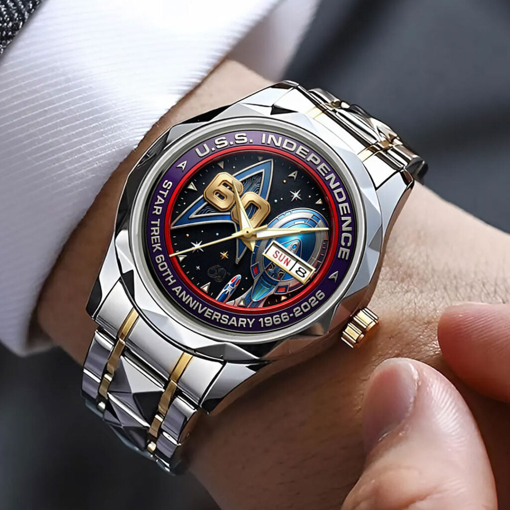 Star Trek 60th Anniversary 2026 Alloy Luxury Quartz Watch - TMTHU6696