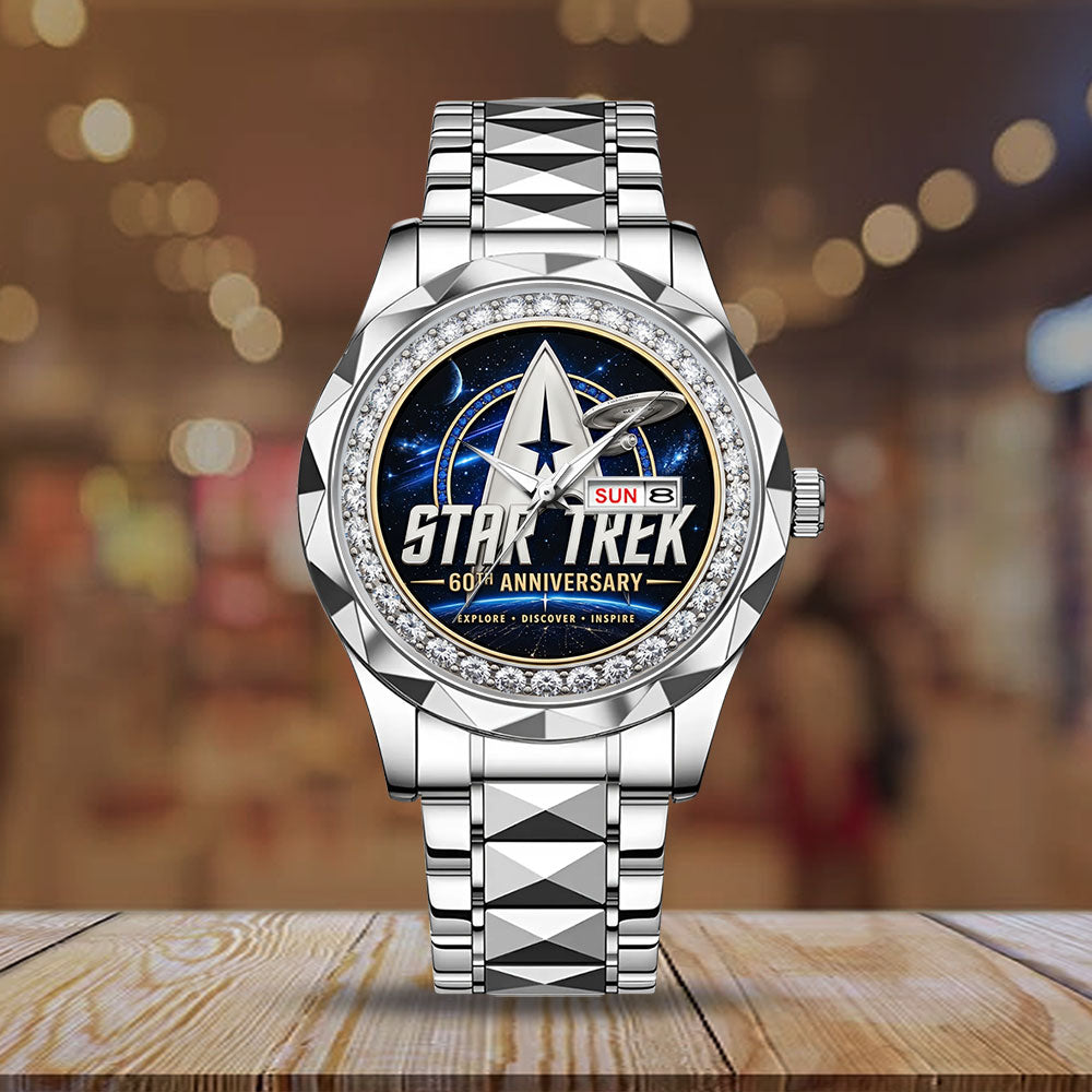 Star Trek 60th Anniversary 2026 Alloy Luxury Quartz Watch - TMTHU6699