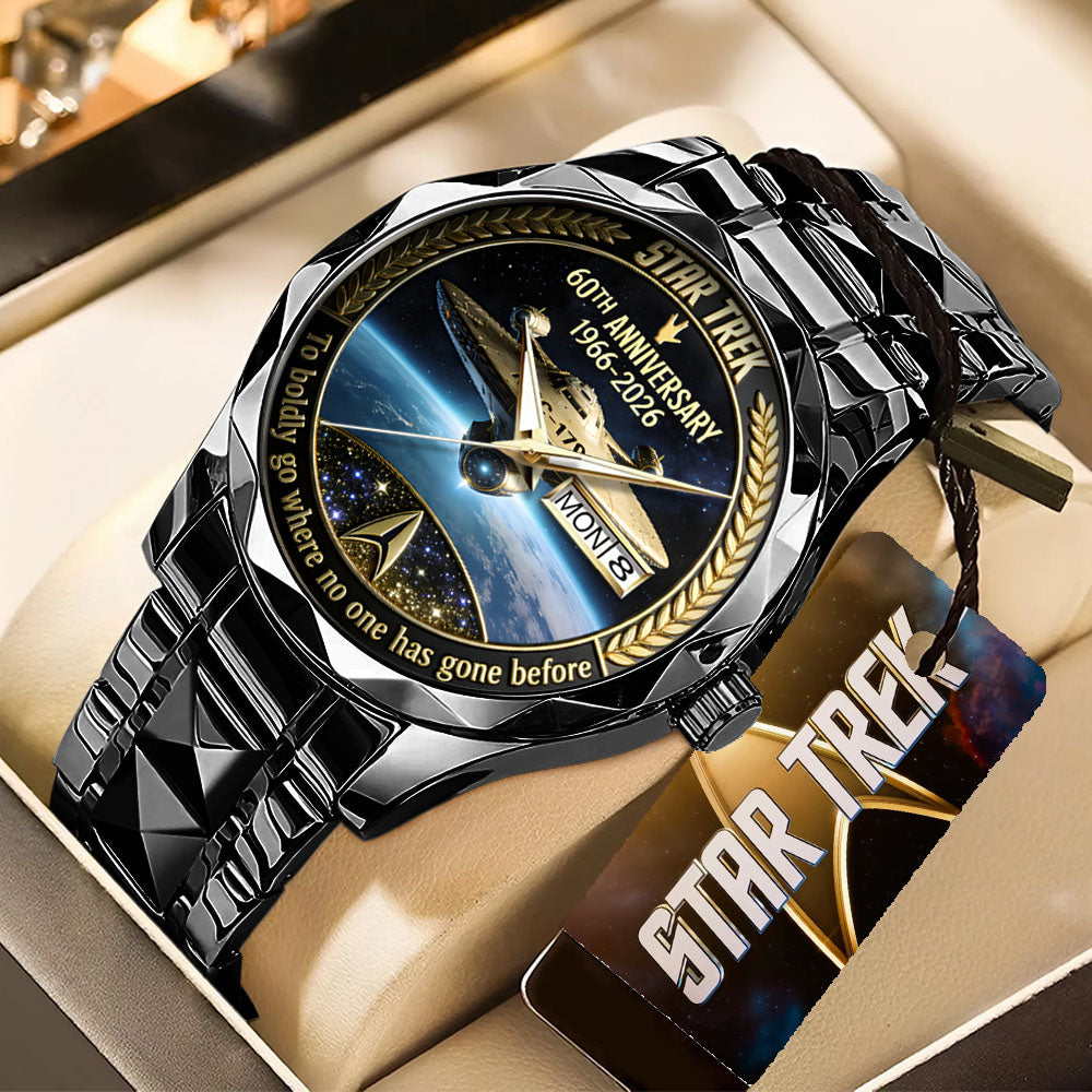 Star Trek 60th Anniversary 2026 Alloy Luxury Quartz Watch - TANTN20864
