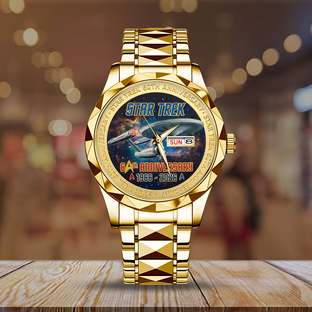 Star Trek 60th Anniversary 2026 Alloy Luxury Quartz Watch - TMTHU5016