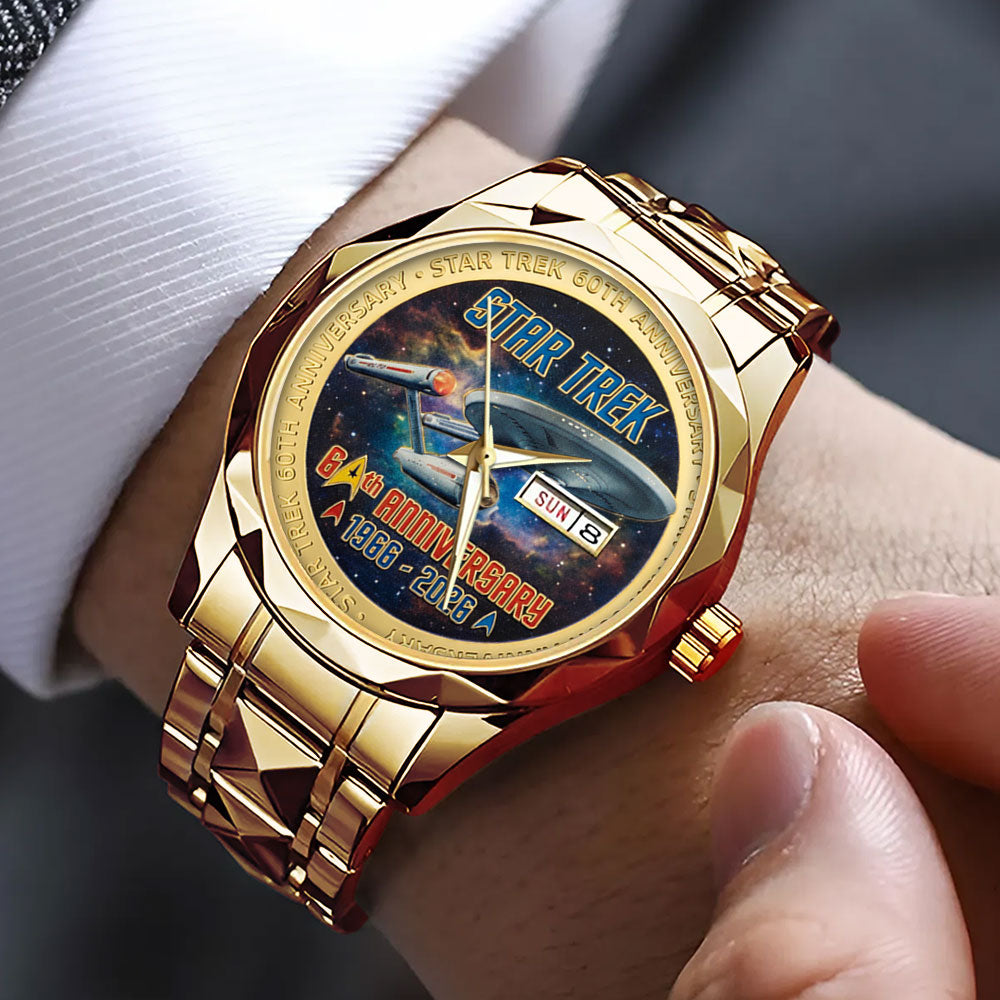 Star Trek 60th Anniversary 2026 Alloy Luxury Quartz Watch - TMTHU5016
