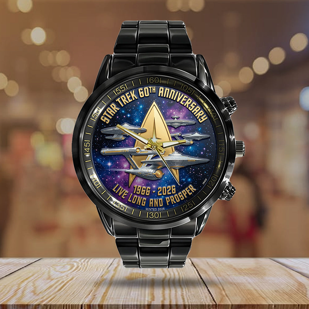 Star Trek 60th Anniversary 2026 Black Stainless Steel Watch - TMTHU4745