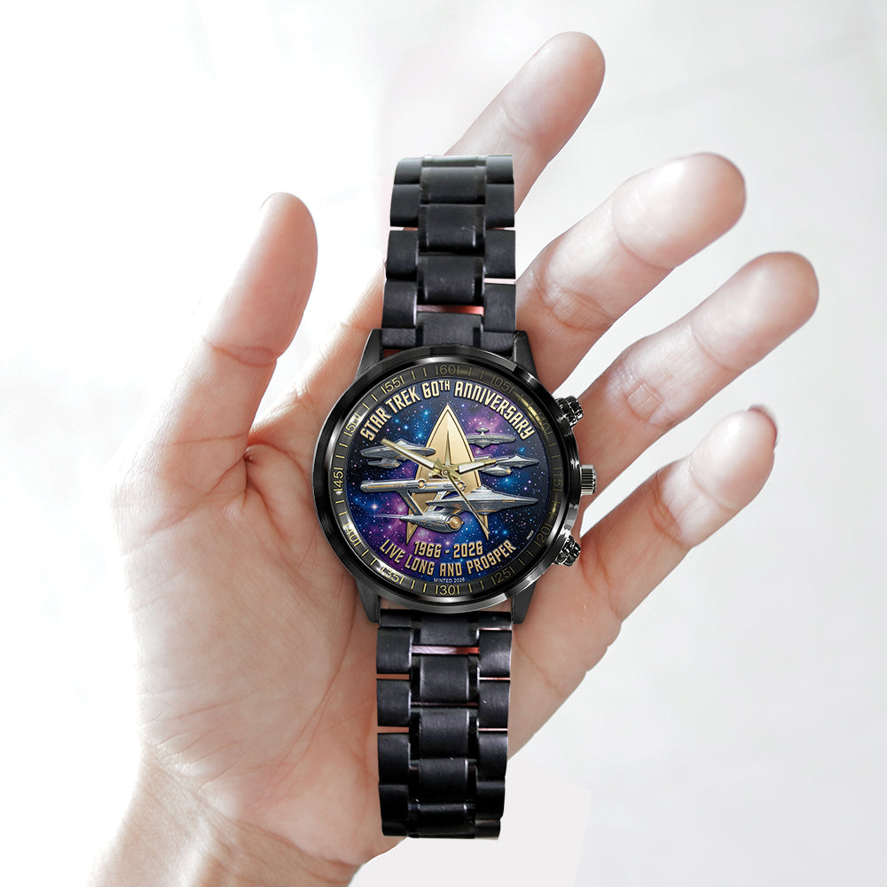 Star Trek 60th Anniversary 2026 Black Stainless Steel Watch - TMTHU4745