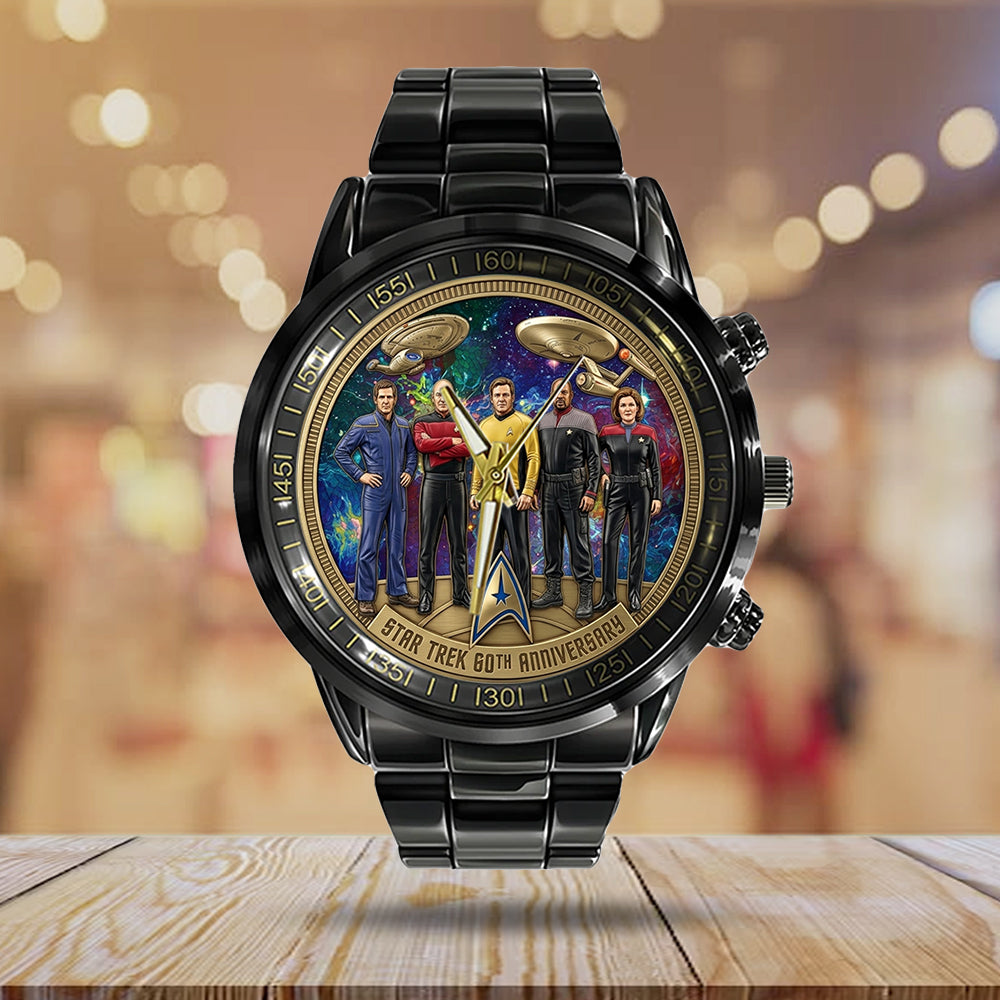 Star Trek 60th Anniversary 2026 Black Stainless Steel Watch - TMTHU5017