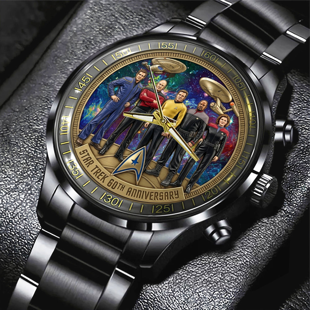 Star Trek 60th Anniversary 2026 Black Stainless Steel Watch - TMTHU5017