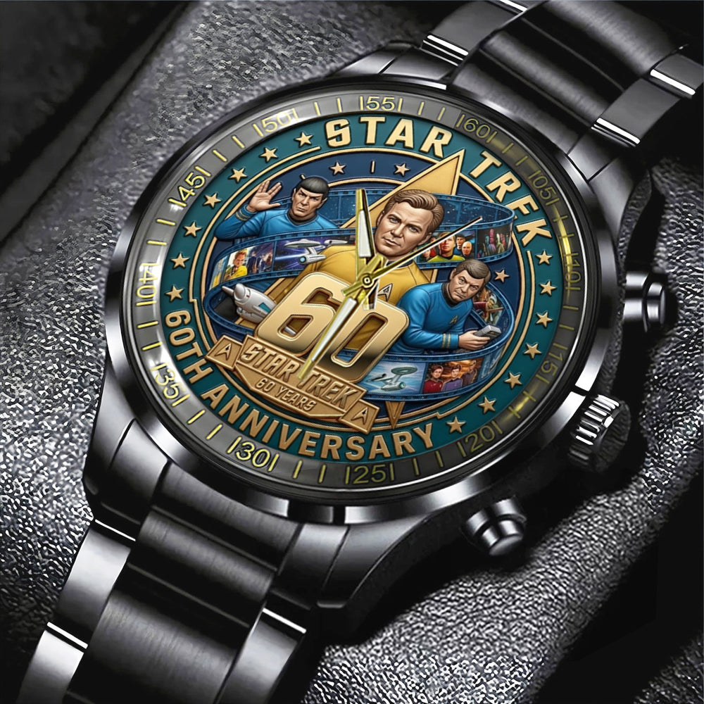 Star Trek 60th Anniversary 2026 Black Stainless Steel Watch - TMTHU4241